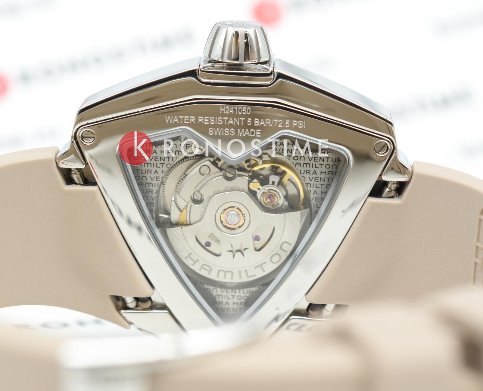 Оригинальные часы Hamilton Hamilton Ventura S Auto H24105370 механические калибр механизма  общий вид