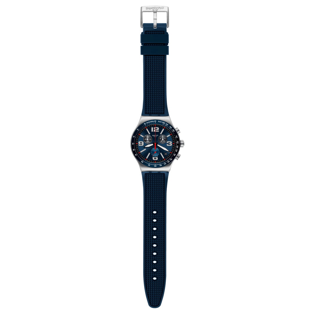 Swatch Swatch I New Chrono YVS454  - задняя крышка сталь металл корпуса, швейцария часы