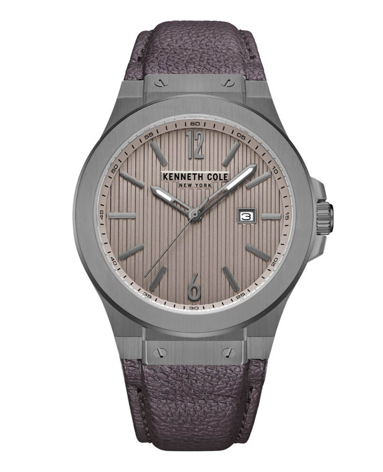 Kenneth Cole Kenneth Cole Modern Classic KCWGB0034402  KCWGB0034402 кварцевые мужские часы зеленый циферблат, браслет кожаный — вид спереди