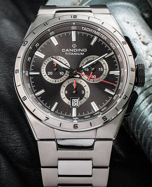 Candino Candino Titanium Chrono C4603/D  - задняя крышка металл титан корпуса, швейцария часы