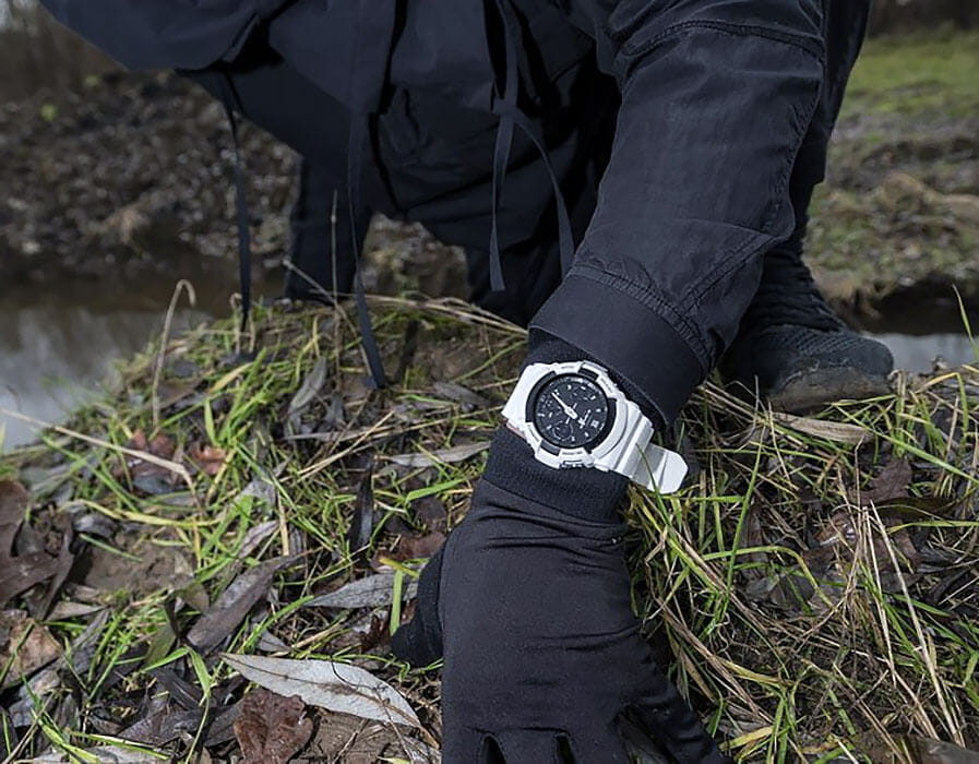 Оригинальные часы Casio Casio G-Shock GAW-100B-7A в фирменной упаковке от производителя