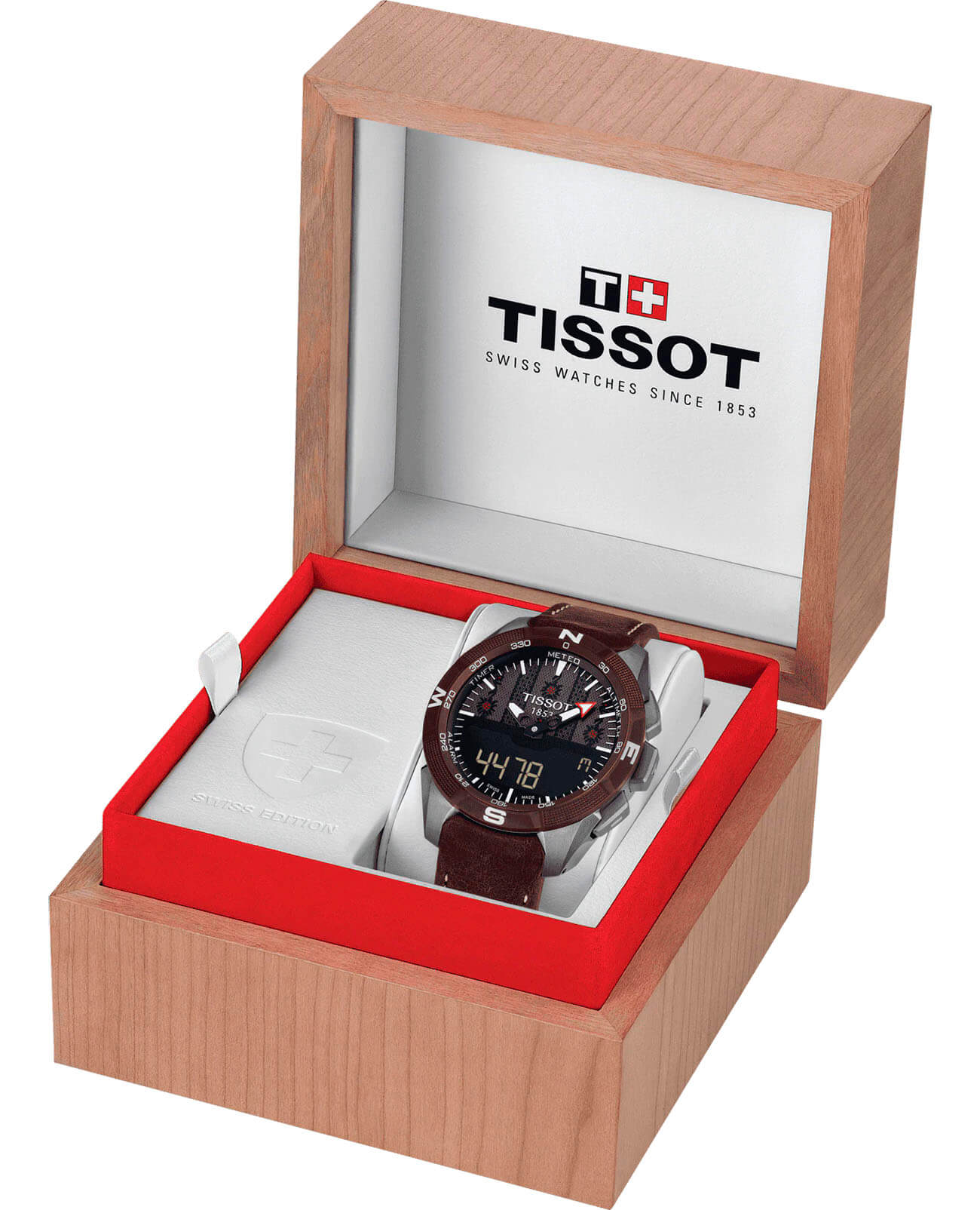 Tissot Tissot T-Touch Expert Solar II Swiss Edition T110.420.46.051.00 мужские часы коричневый циферблат на запястье