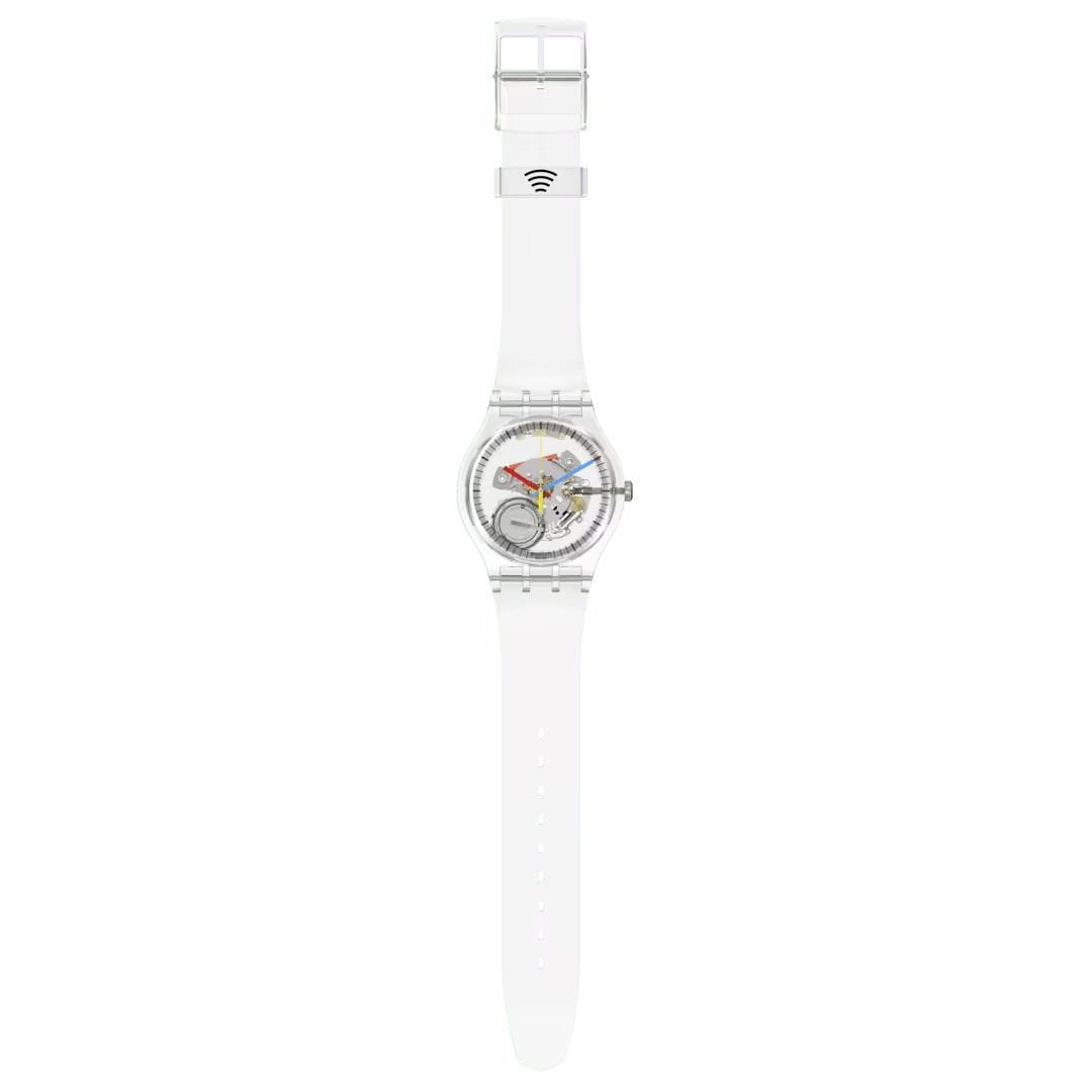 Swatch Swatch New Gent Biosourced Swatch Pay! SO29K115-5300, gent швейцария мужские часы на браслете пластик боковой вид