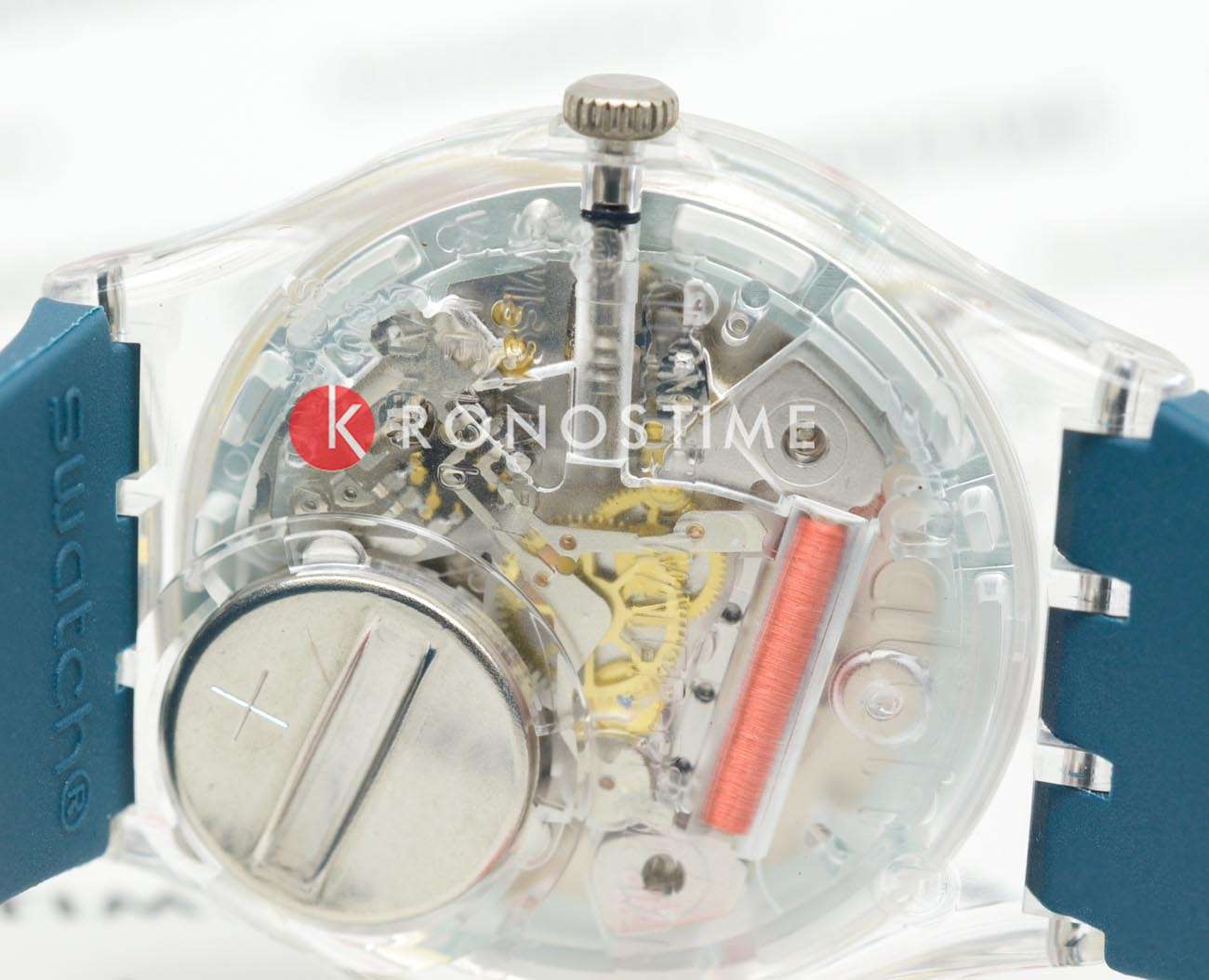 Оригинальные часы Swatch Swatch Gent Biosourced Standard SO28K700 кварцевые калибр механизма  общий вид