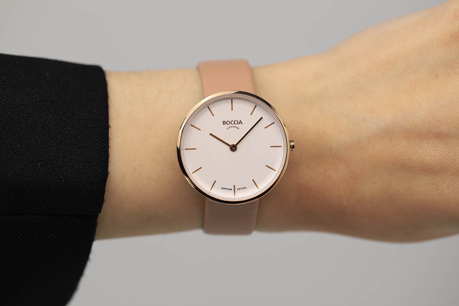 Оригинальные часы Boccia Titanium Boccia Titanium 3327-05 кварцевые калибр механизма  общий вид