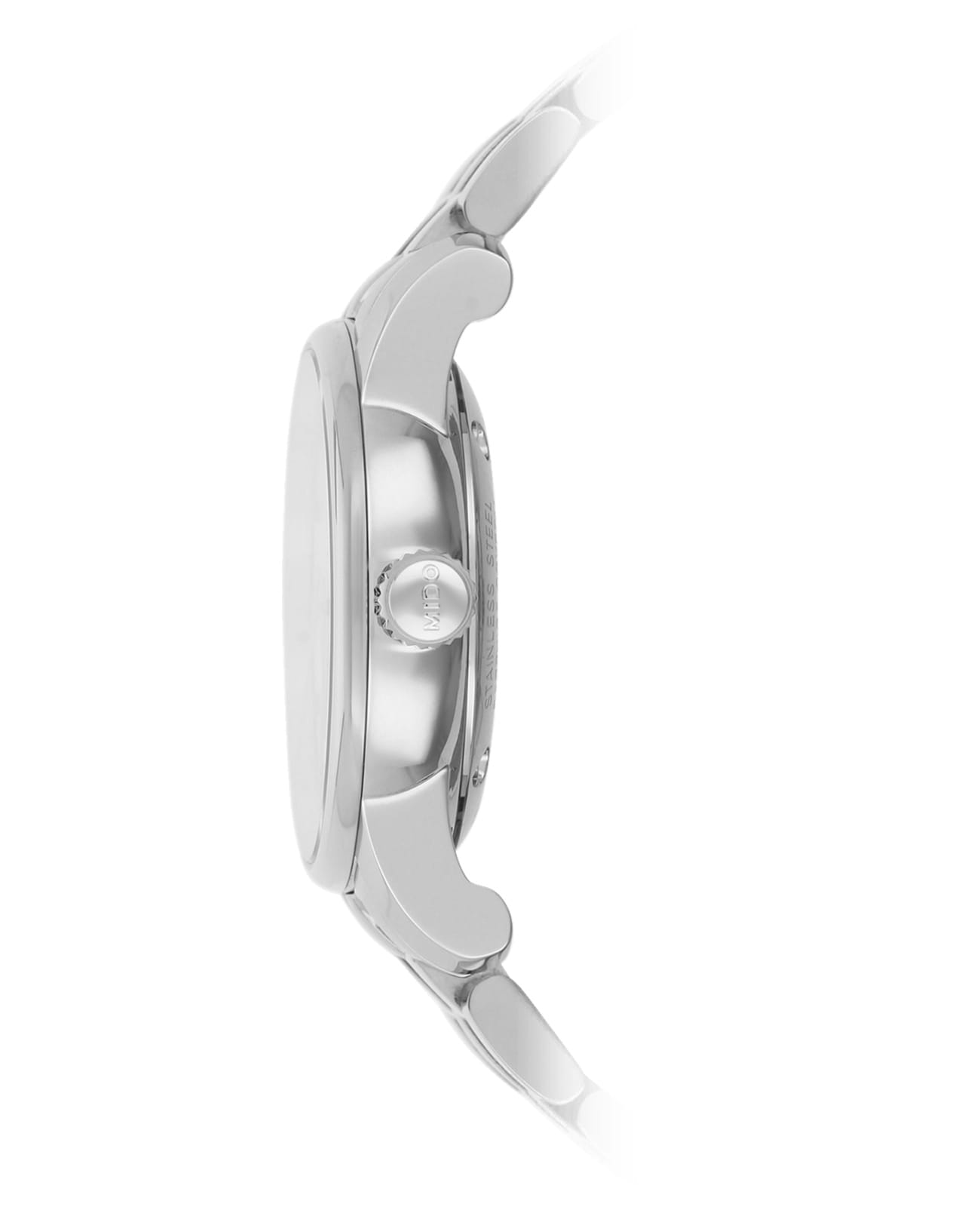 Mido Mido Baroncelli Lady M7600.4.26.1, baroncelli швейцария женские часы на браслете нержавеющая сталь боковой вид