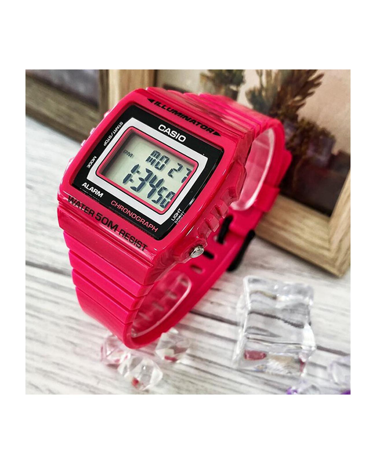 Оригинальные часы Casio Casio Collection W-215H-4AVDF (W-215H-4A) кварцевые калибр механизма  общий вид