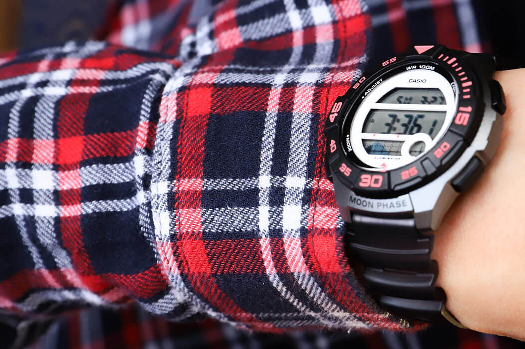 Casio Casio Collection LWS-1100H-8A , наручные женские часы фото под углом