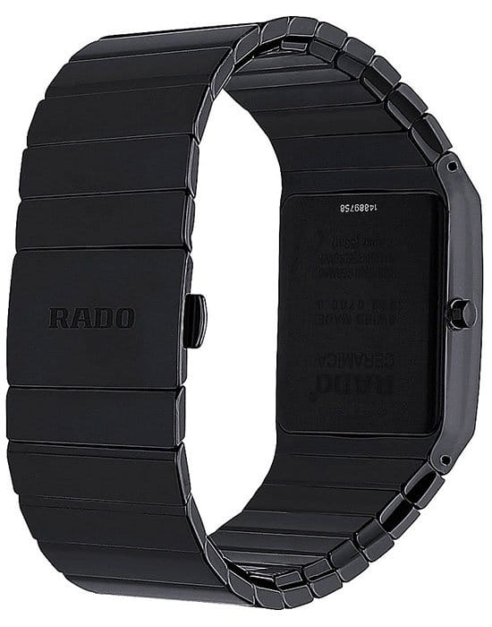 Оригинальные часы Rado Rado Ceramica R21700172 кварцевые калибр механизма eta e61.111 общий вид