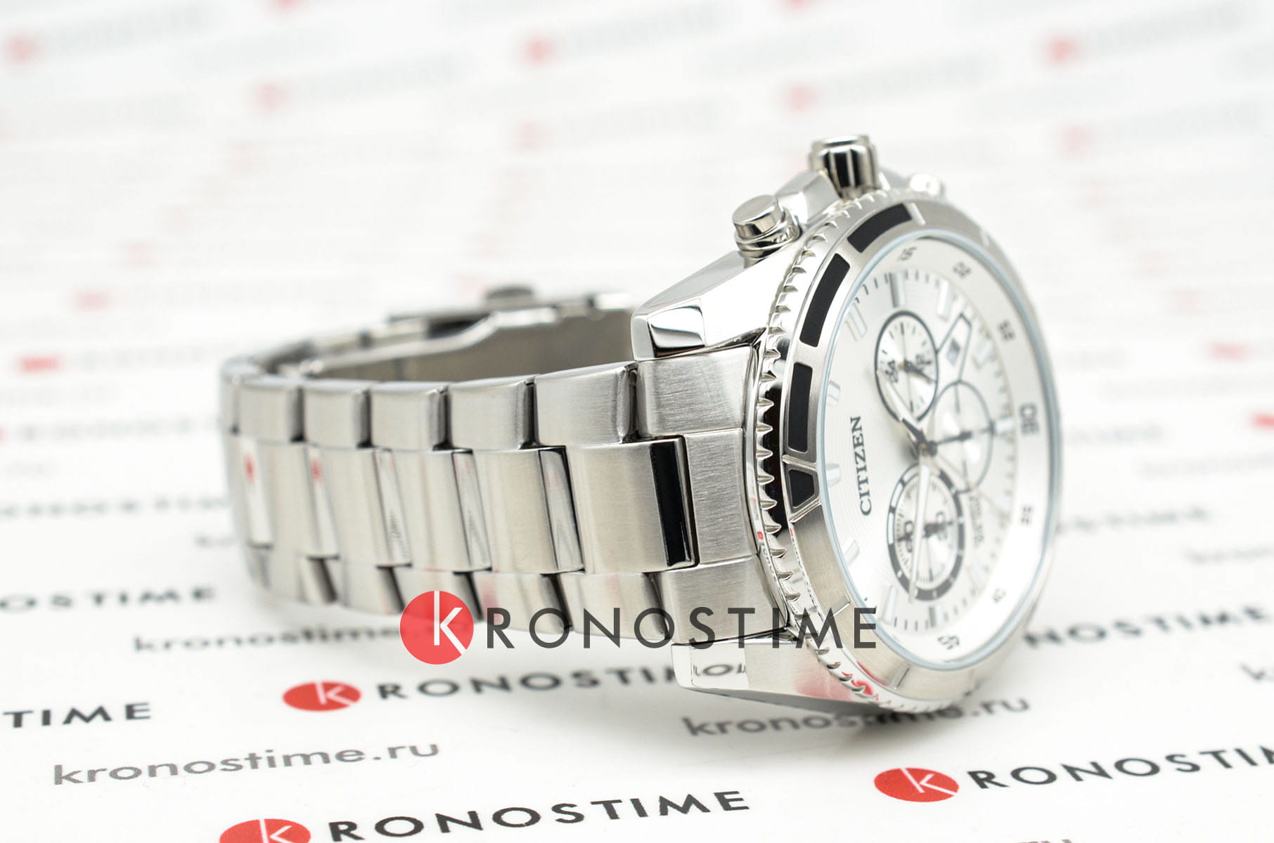 Citizen Citizen Chronograph AN8200-50A, chronograph citizen япония мужские часы на браслете нержавеющая сталь боковой вид