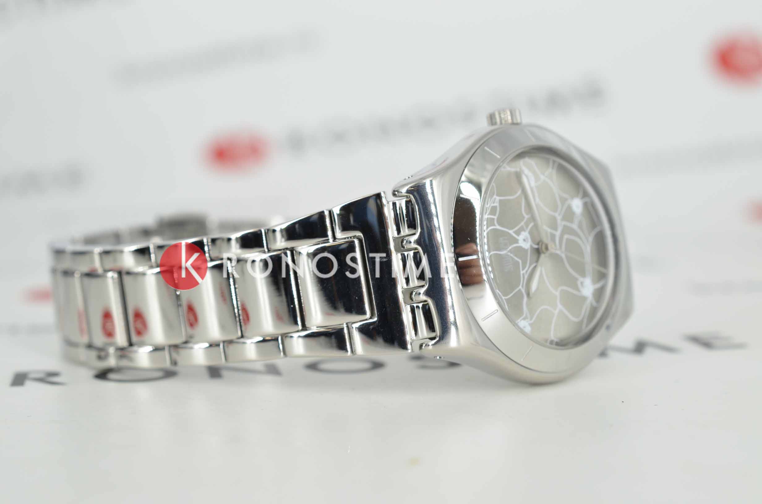 Оригинальные часы Swatch Swatch Gent Petal Bliss YLS237G кварцевые калибр механизма  общий вид