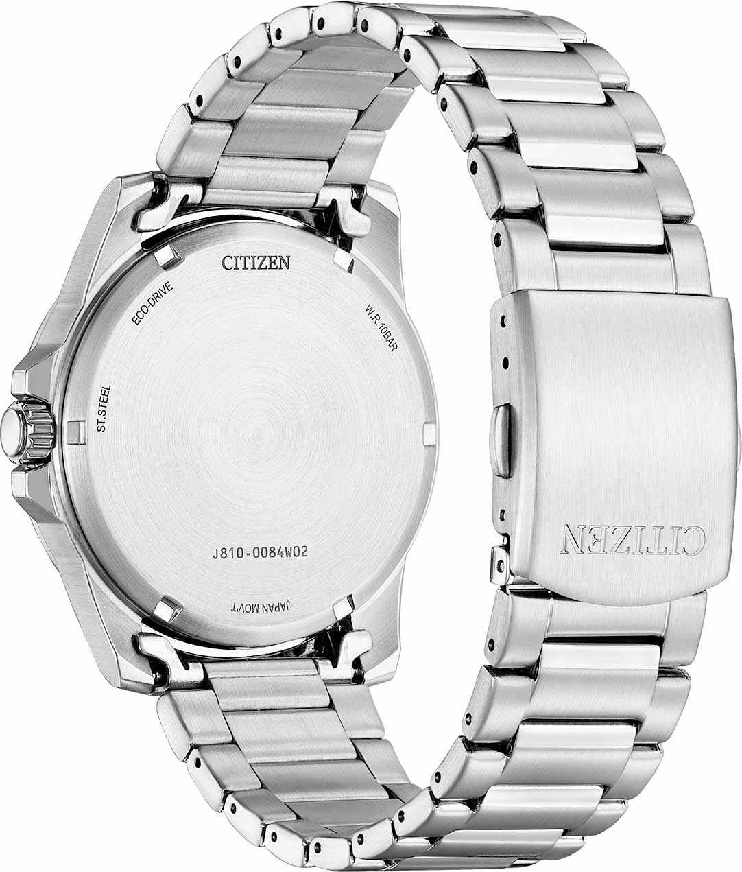 Citizen AW1811-82X мужские часы застежка крупным планом