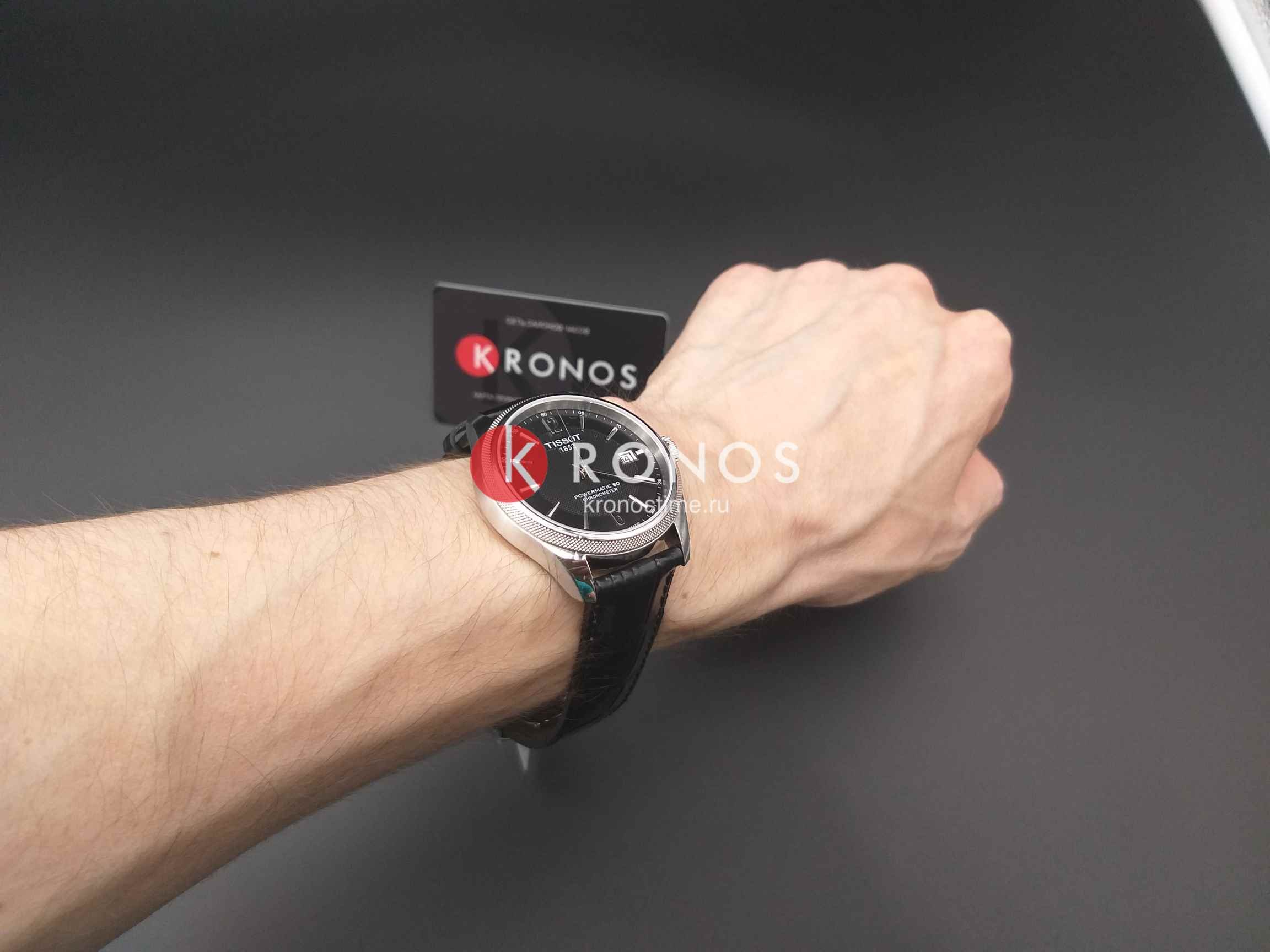 Tissot Tissot Ballade Powermatic 80 COSC T108.408.16.057.00  наручные часы, вид спереди