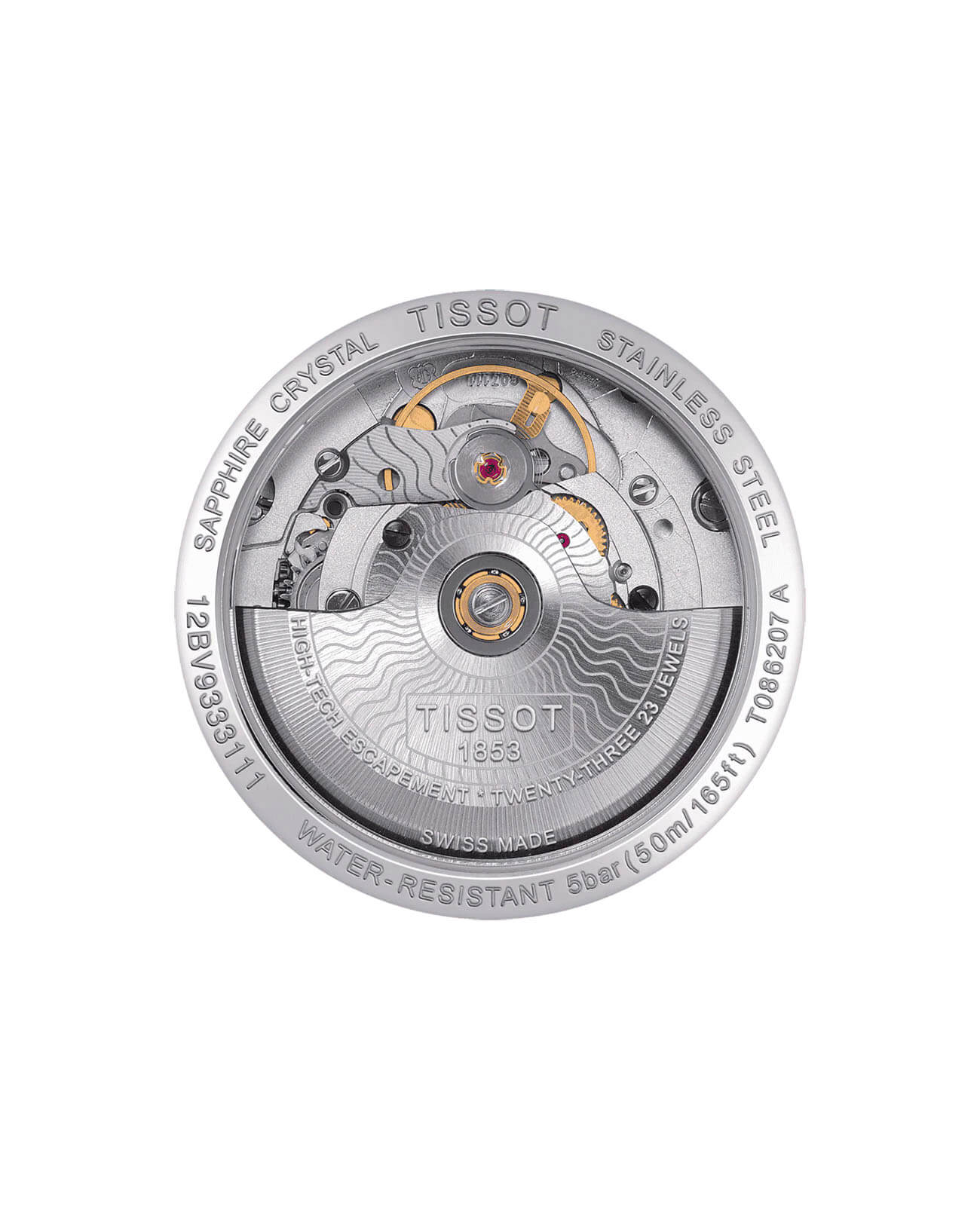 Tissot Tissot Luxury Powermatic 80 T086.207.16.261.00 , наручные женские часы фото под углом