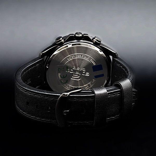 Casio Casio Edifice EFR-302L-1A, edifice япония мужские часы на браслете кожаный боковой вид