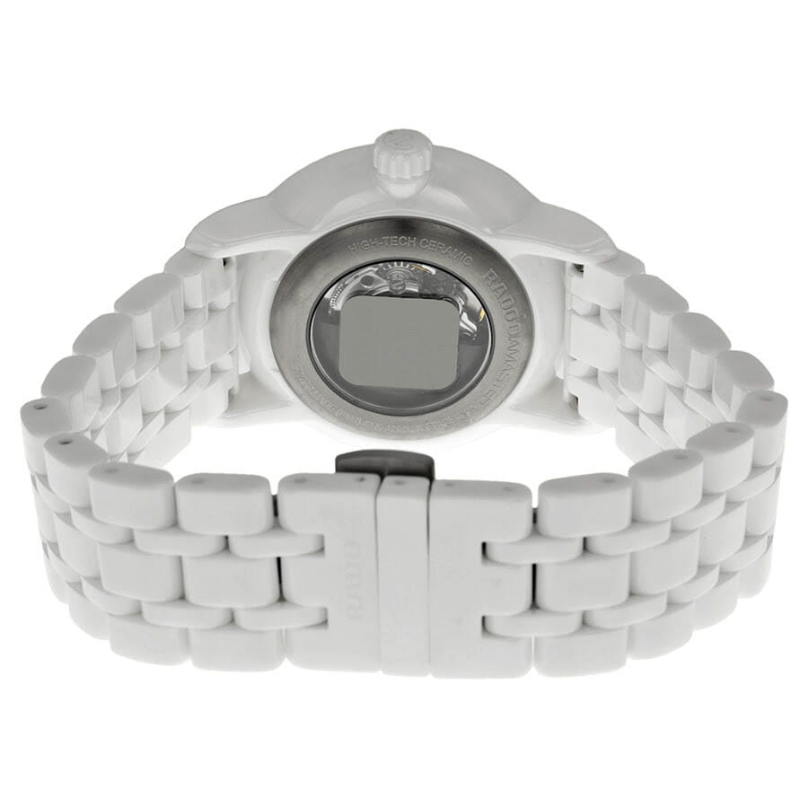 Rado Rado Diamaster R14044907, diamaster швейцария женские часы на браслете керамика боковой вид