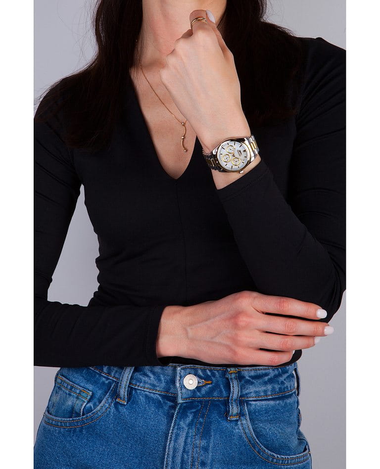 Slazenger Slazenger SL.09.2063.4.05,  англия женские часы на браслете суперметалл с ip покрытием боковой вид