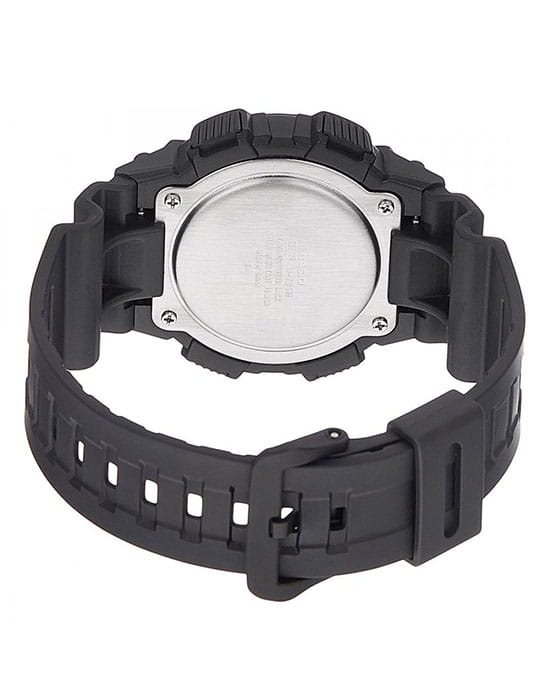 Casio Casio Collection W-735H-8A, illuminator япония мужские часы на браслете пластик боковой вид