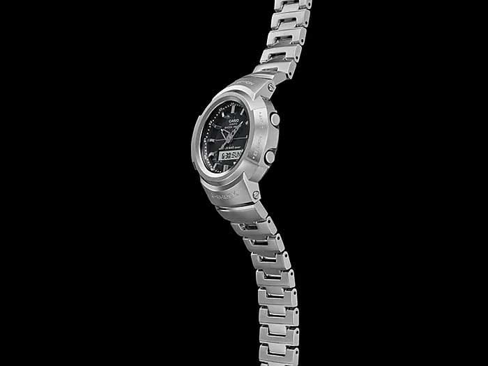 Casio Casio G-Shock AWM-500D-1ADR (AWM-500D-1A) мужские часы черный циферблат на запястье