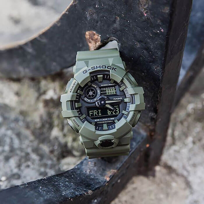 Casio Casio G-Shock GA-700UC-3A GA-700 - задняя крышка пластик корпуса, япония часы