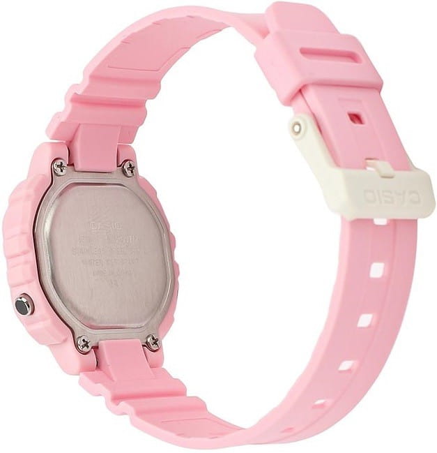 Casio LA-20WH-4A1 женские часы застежка крупным планом