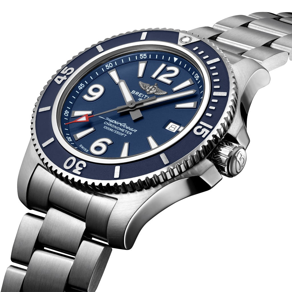 Breitling Breitling Superocean Automatic 44 A17367D81C1A1 , наручные мужские часы фото под углом