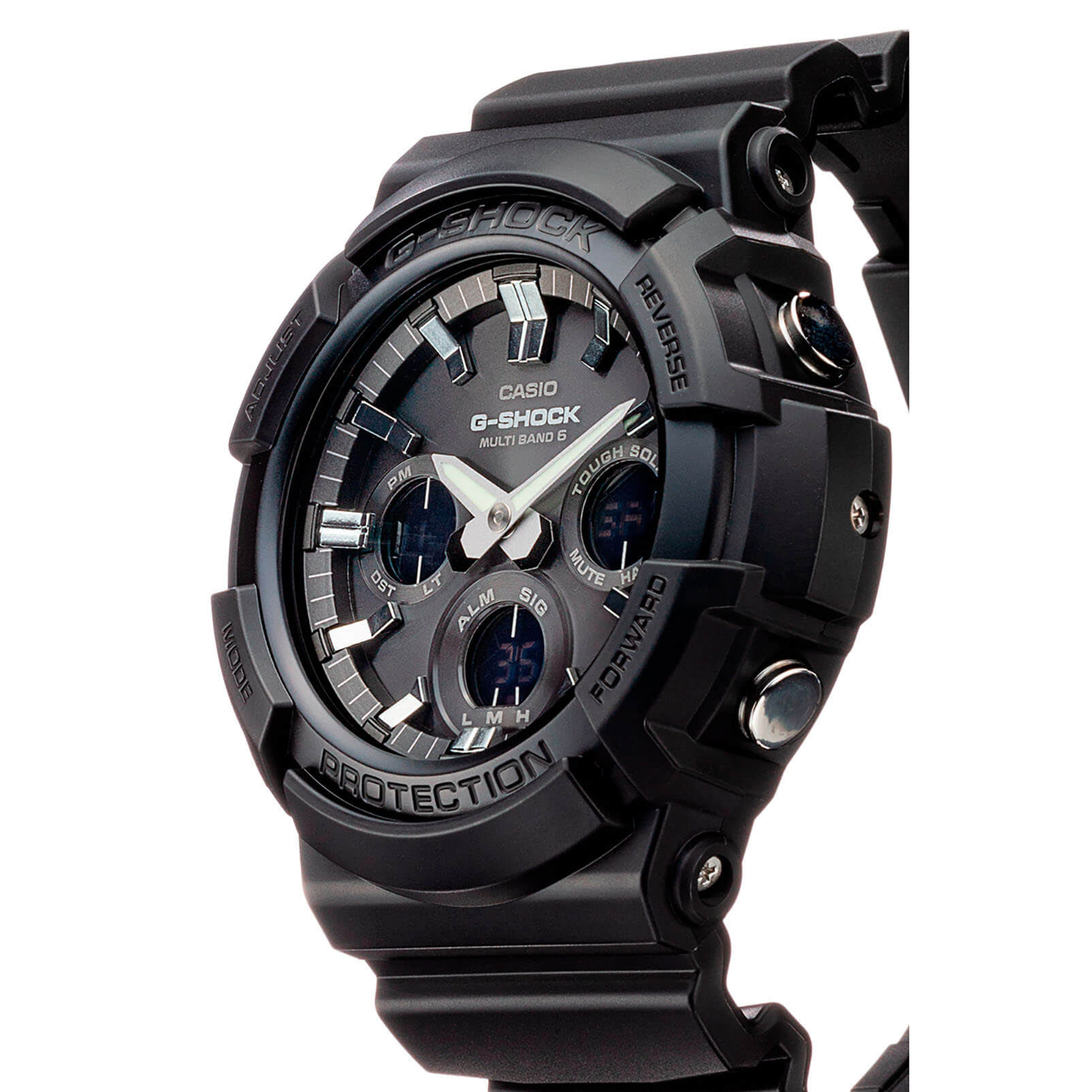 Оригинальные часы Casio Casio G-Shock GAW-100B-1A электронные калибр механизма  общий вид