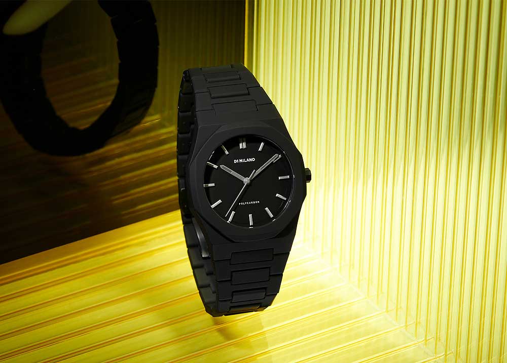 D1 Milano D1 Milano Polycarbon PCBJ11 кварцевые часы с аксессуарами мужские часы модель PCBJ11