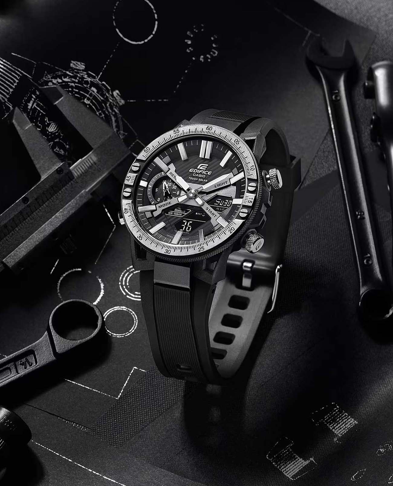 Casio Casio Edifice ECB-2000TP-1A ECB, наручные мужские часы фото под углом