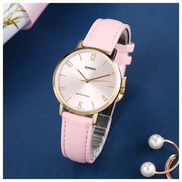 Оригинальные часы Casio Casio Collection LTP-VT01GL-4B кварцевые калибр механизма  общий вид