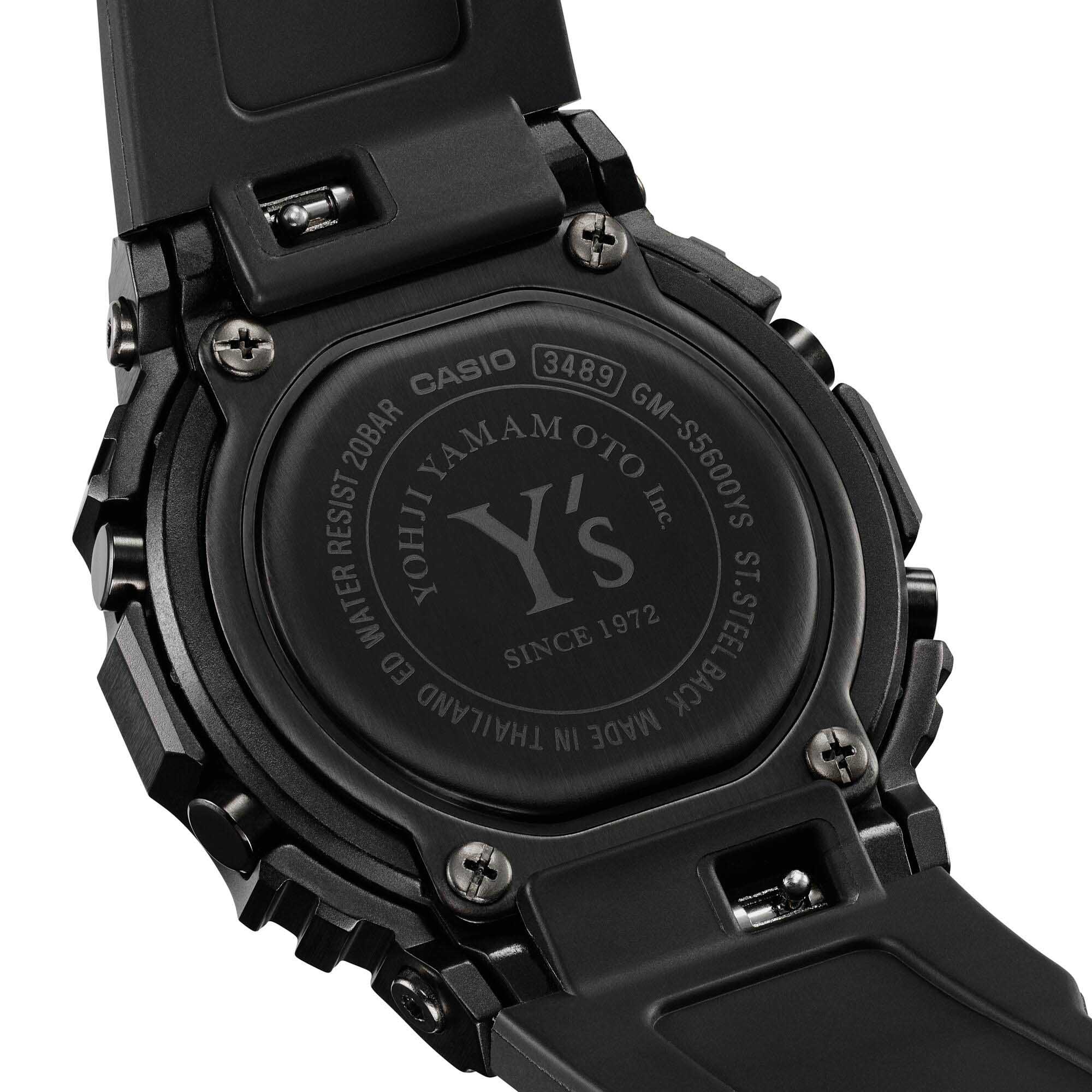 Casio Casio G-Shock GM-S5600YS-1DR (GM-S5600YS-1), g-shock япония мужские часы на браслете пластик боковой вид