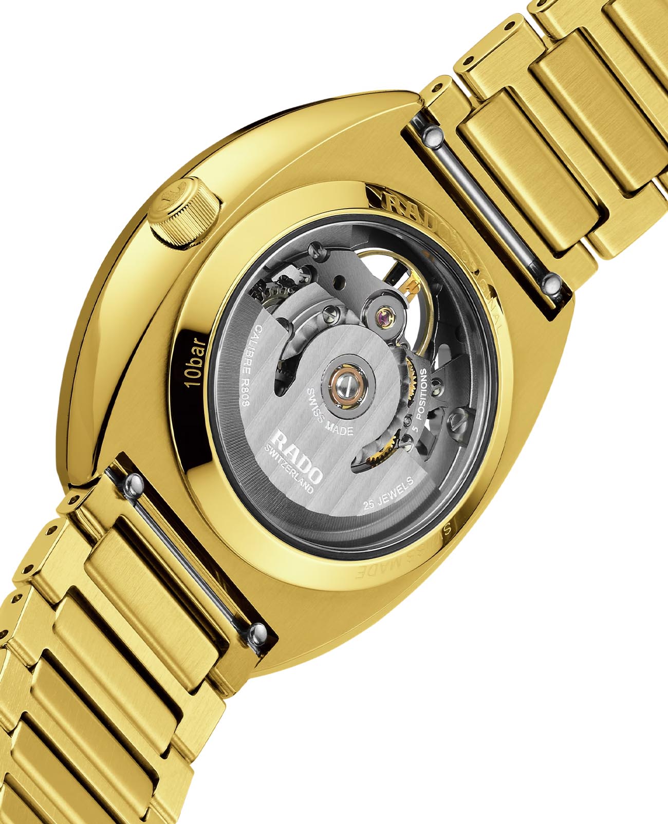 Оригинальные часы Rado Rado DiaStar Original Skeleton R12164153 механические калибр механизма  общий вид