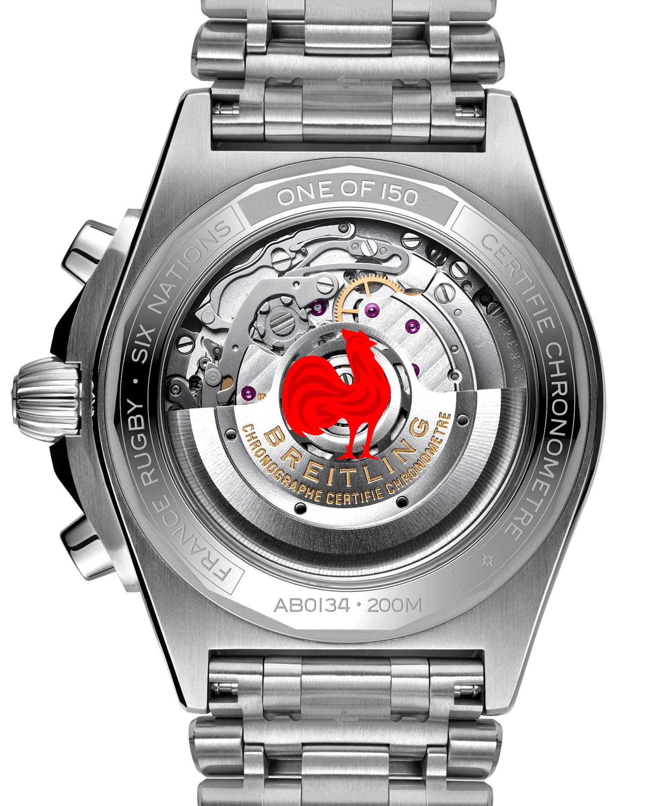 Оригинальные часы Breitling Breitling Chronomat B01 42 Six Nations France AB0134A81C1A1 механические калибр механизма мануфактурный механизм breitling caliber b01 общий вид