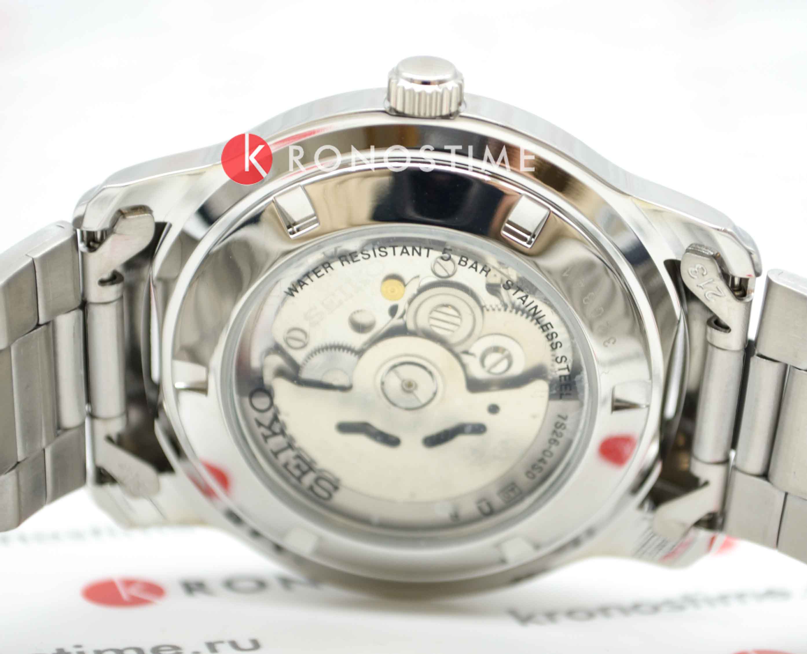 Seiko Seiko 5 Regular SNKP11K1 мужские часы черный циферблат на запястье