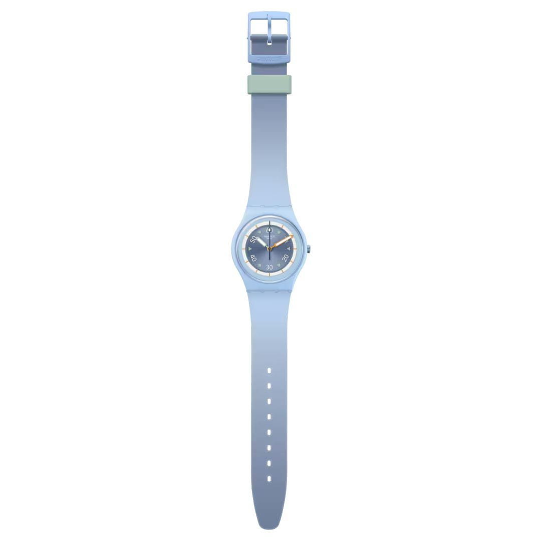 Swatch SO31L100 женские часы застежка крупным планом