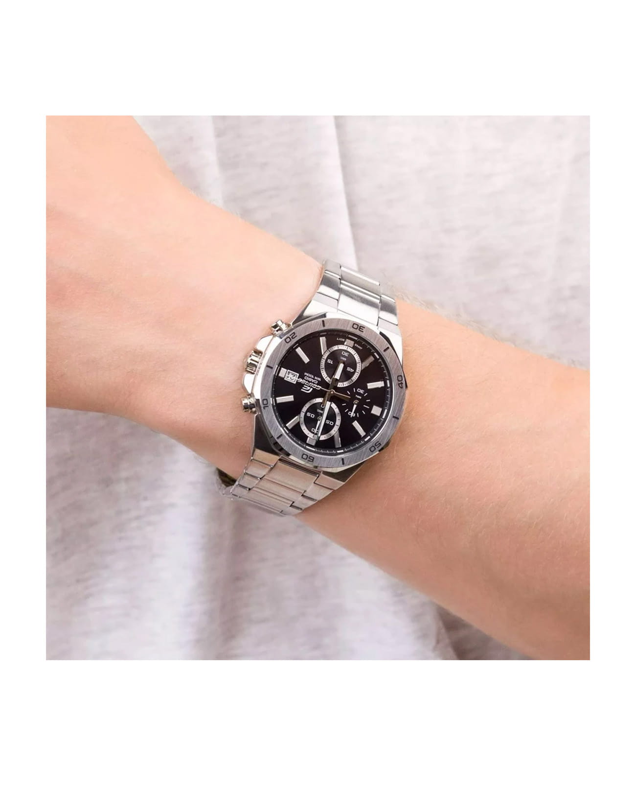 Casio Casio Edifice EFV-640D-1AVUDF (EFV-640D-1A) EFV, наручные мужские часы фото под углом