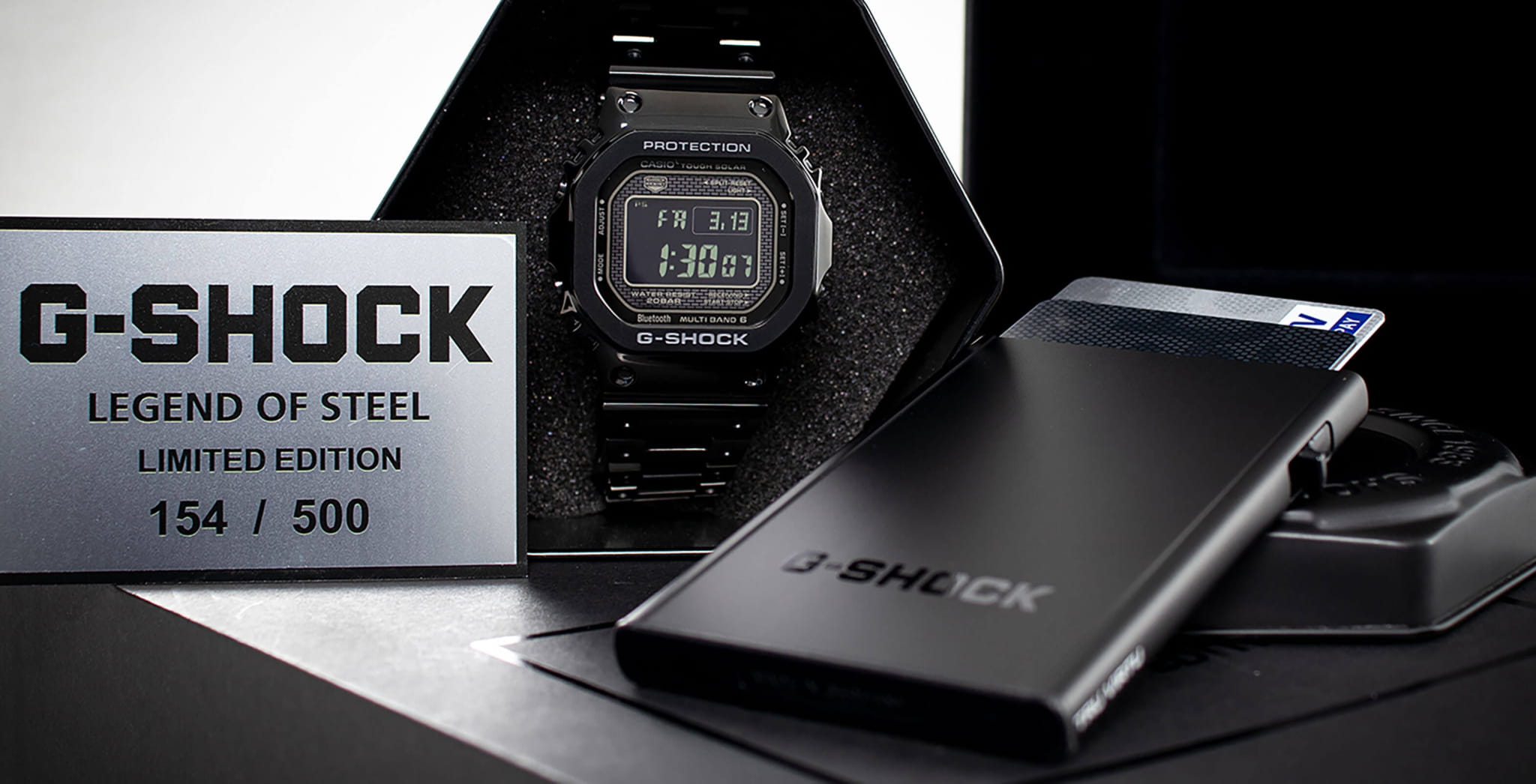 Casio Casio G-Shock GMW-B5000GDLTD-1 — полный набор фото мужские часы япония
