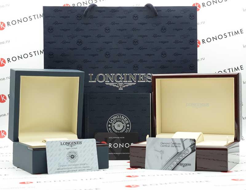 Longines L38834569 мужские часы застежка крупным планом