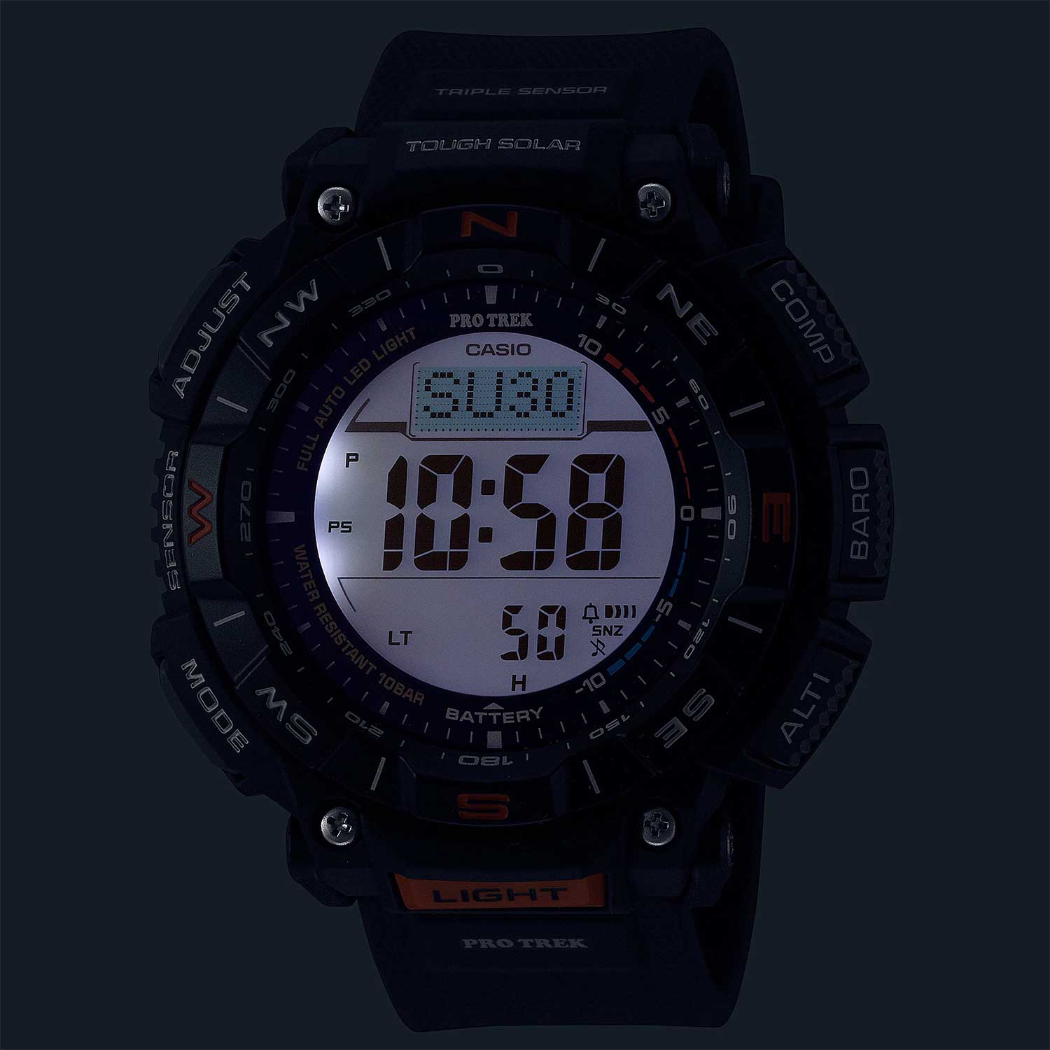 Casio Casio Pro Trek PRG-340-1DR (PRG-340-1E) PRG — детали корпуса и пластик