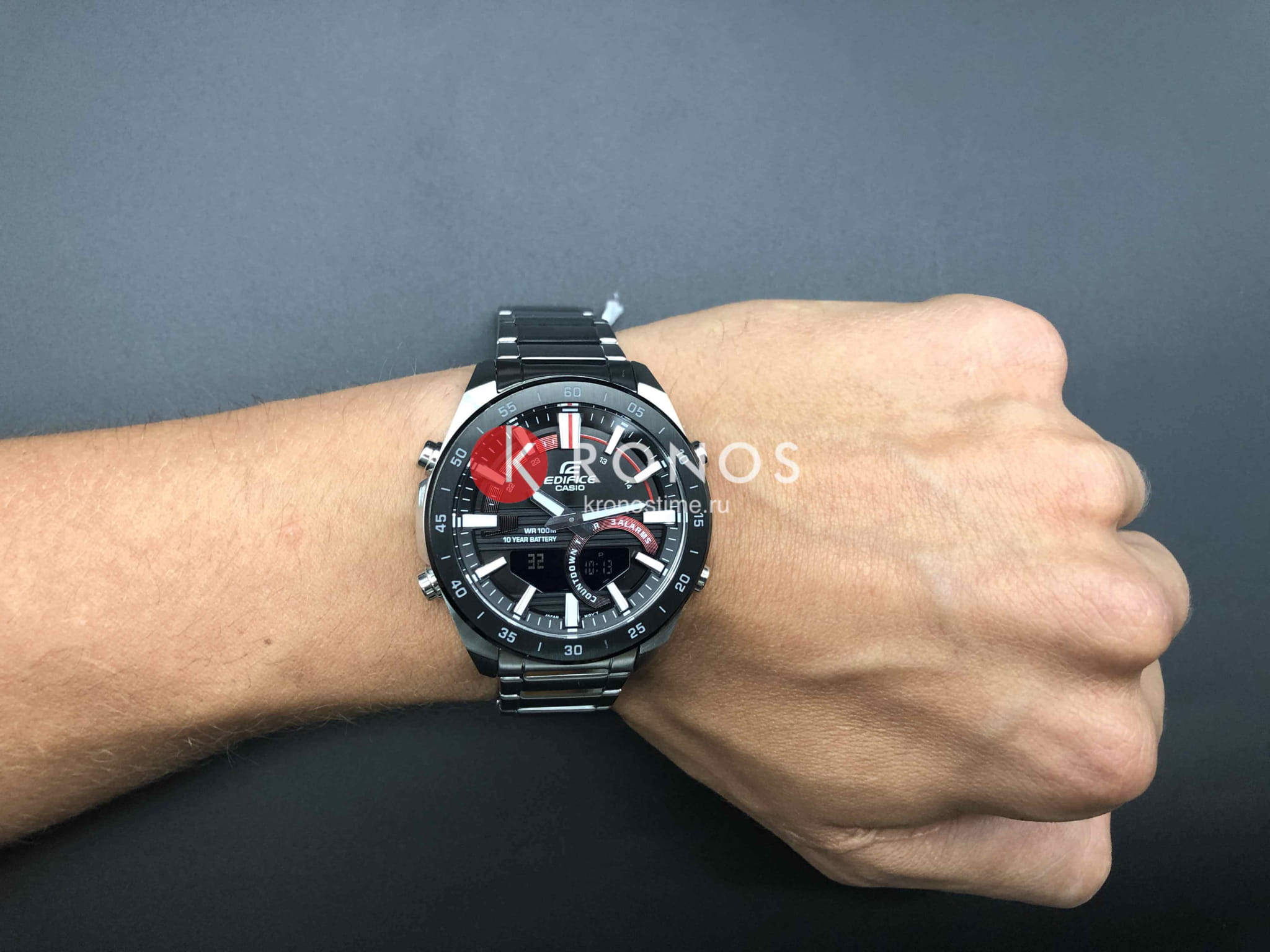 Casio Casio Edifice ERA-120DB-1A ERA - задняя крышка сталь металл корпуса, япония часы