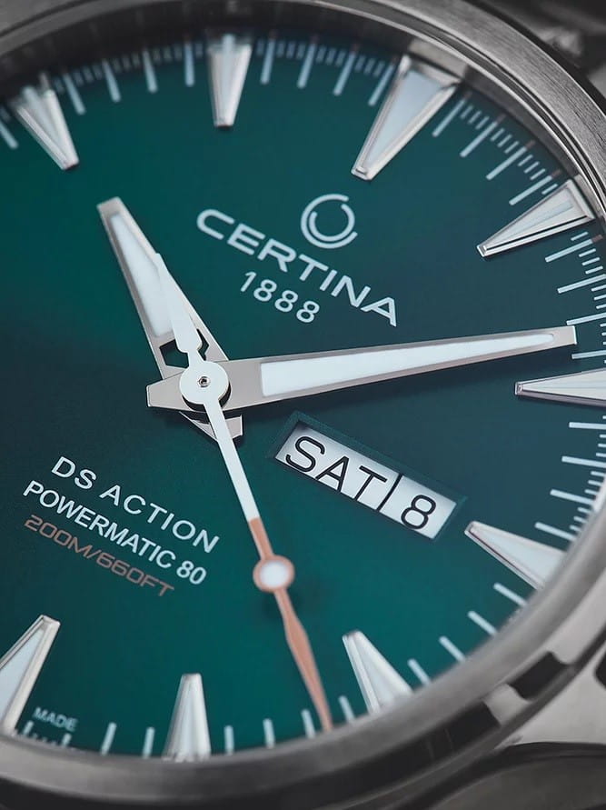 Оригинальные часы Certina Certina DS Action Day-Date C032.430.11.091.00 механические калибр механизма  общий вид