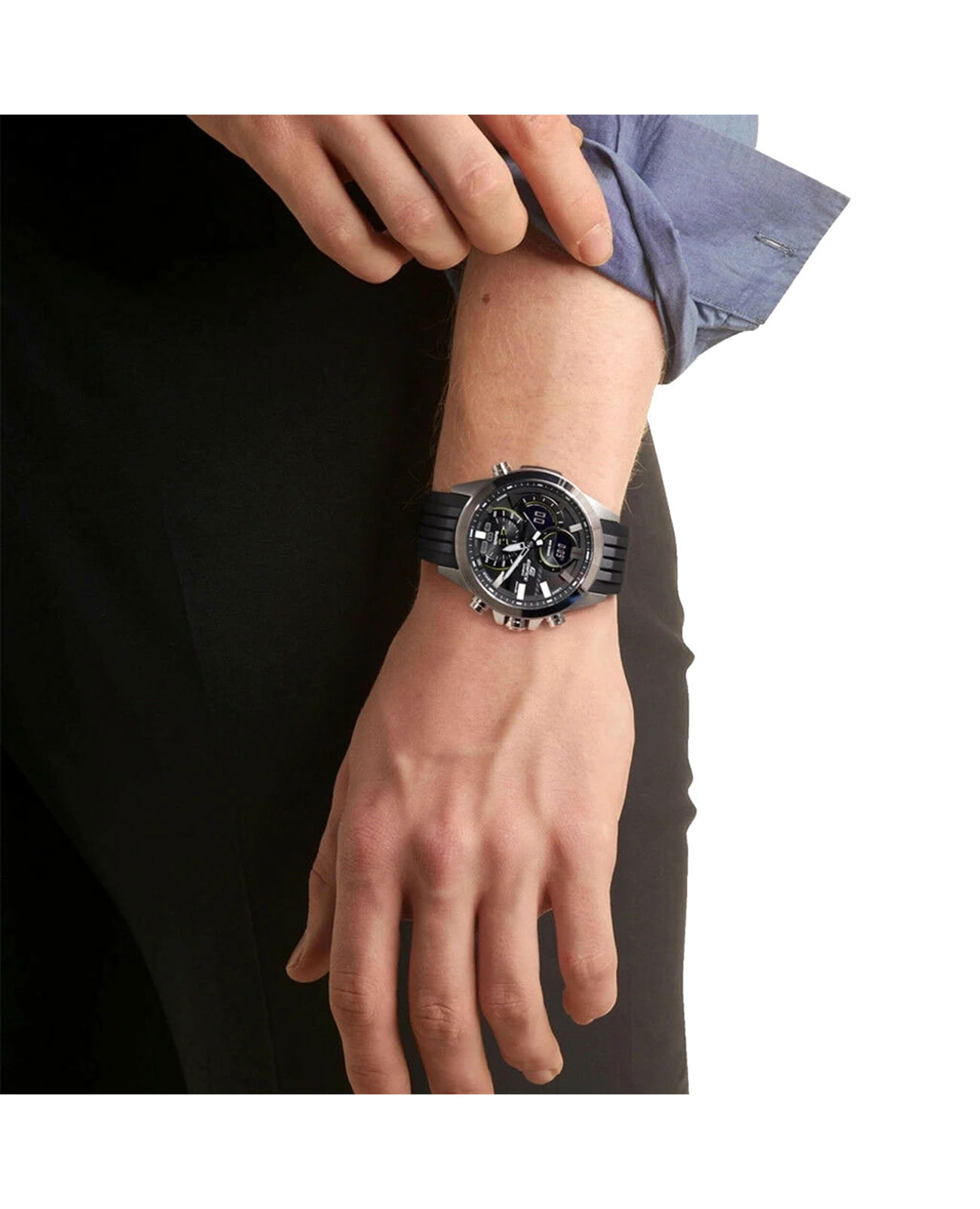 Casio Casio Edifice ECB-30P-1ADF (ECB-30P-1AEF) ECB — детали корпуса и каучук