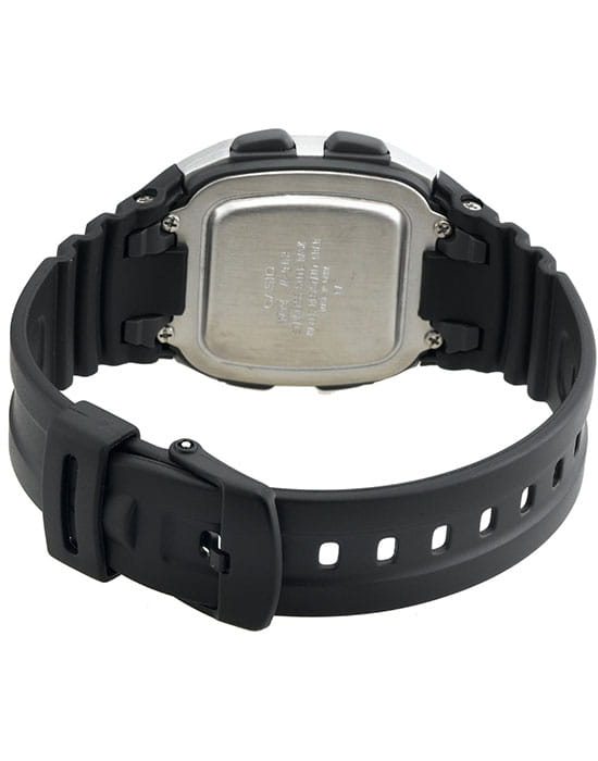 Casio Casio Collection W-96H-1AVDF (W-96H-1A), illuminator япония мужские часы на браслете пластик боковой вид