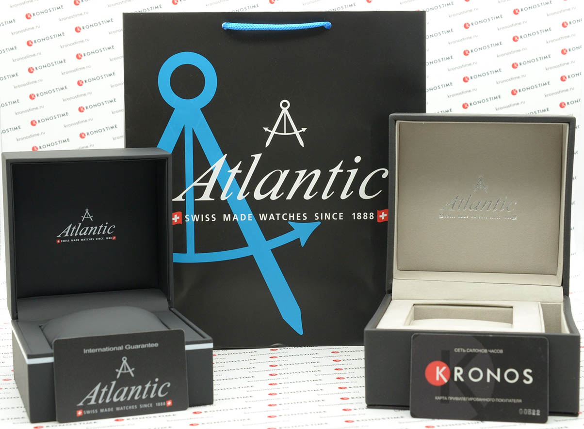 Atlantic Atlantic Elagance 29038.41.61MB  - задняя крышка сталь металл корпуса, швейцария часы