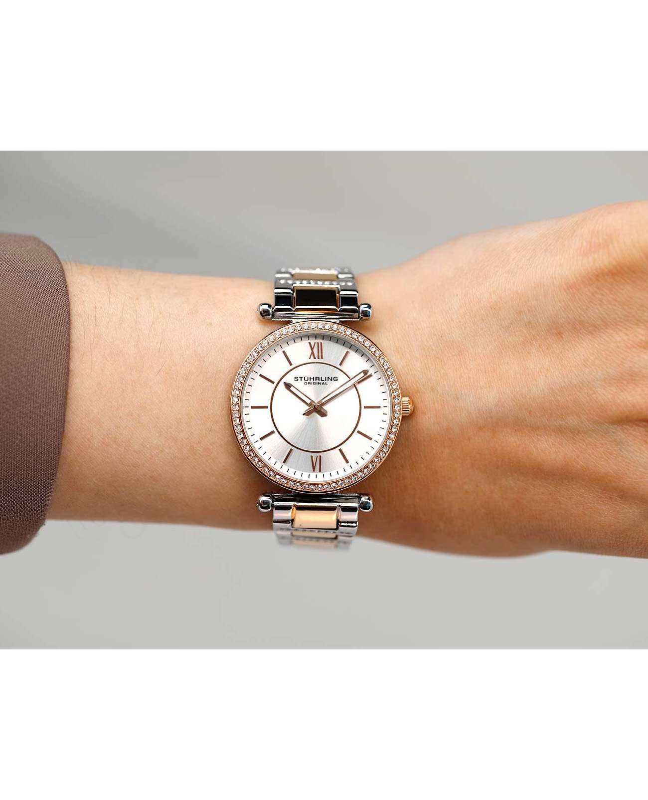Stuhrling Stuhrling Aria 3905.3 женские часы серебристый циферблат на запястье
