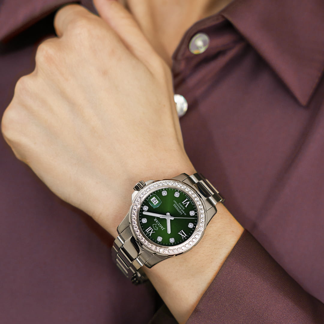 Jaguar Jaguar Woman J892/5 женские часы зеленый циферблат на запястье