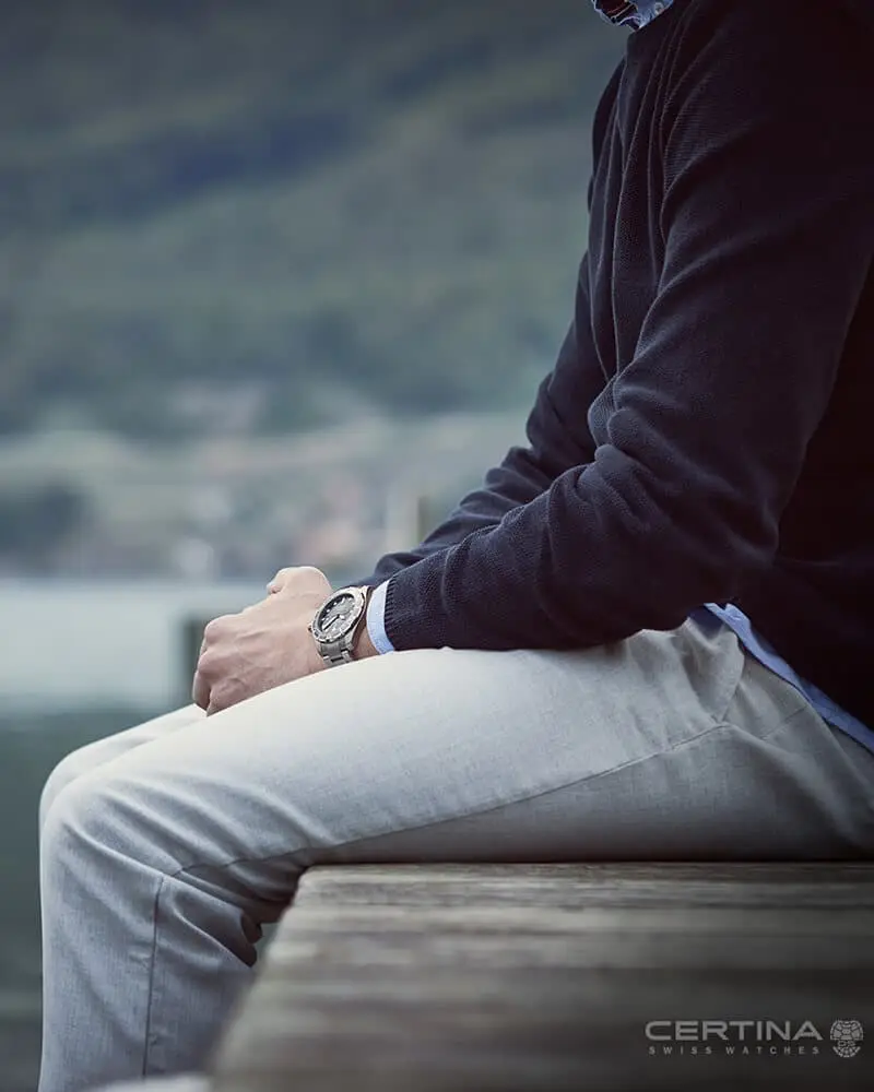 Certina Certina DS Action Diver Powermatic 80 C032.407.44.081.00 — полный набор фото мужские часы швейцария