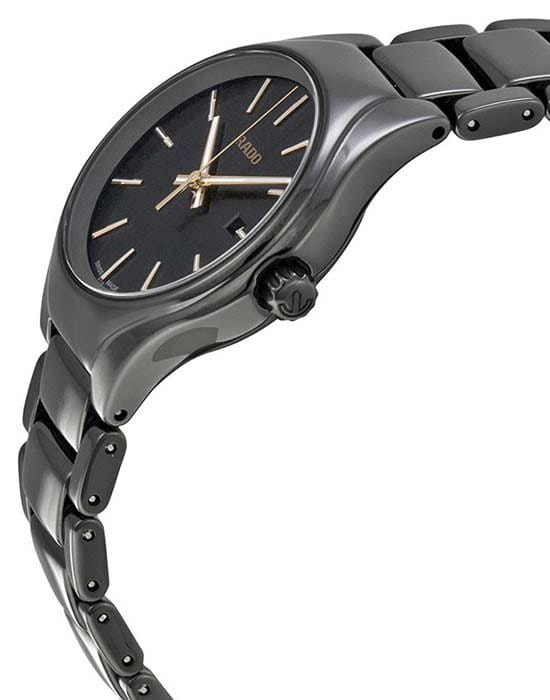 Rado Rado True R27059162, true швейцария женские часы на браслете высокотехнологичная керамика боковой вид