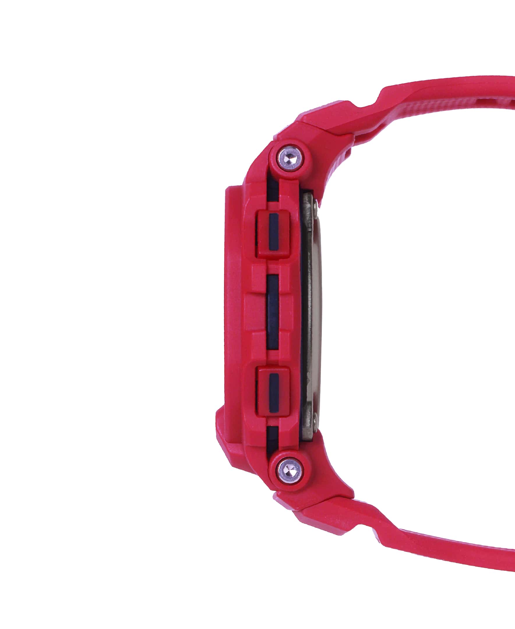 Casio Casio G-Shock GBD-200RD-4, g-shock япония мужские часы на браслете полимер боковой вид
