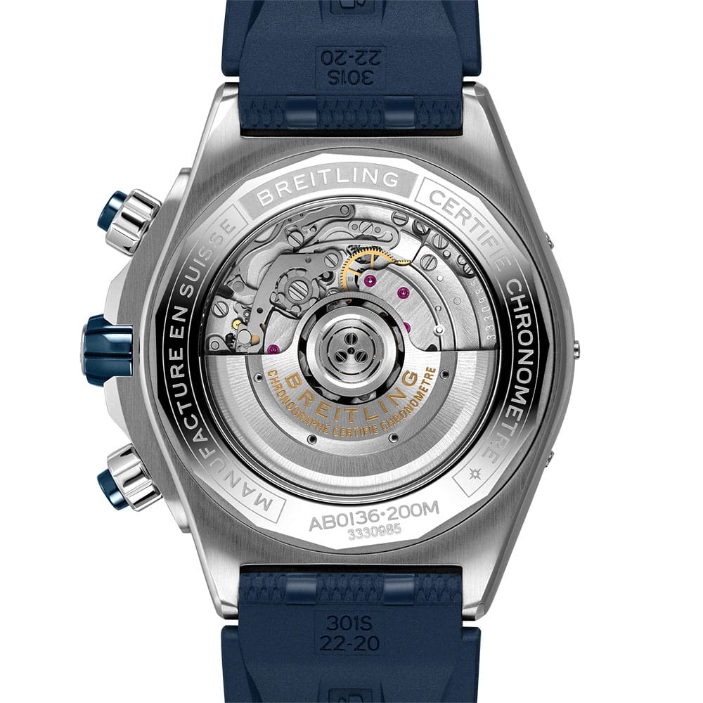 Оригинальные часы Breitling Breitling Super Chronomat B01 44 AB0136161C1S1 механические калибр механизма мануфактурный механизм breitling caliber b01 общий вид